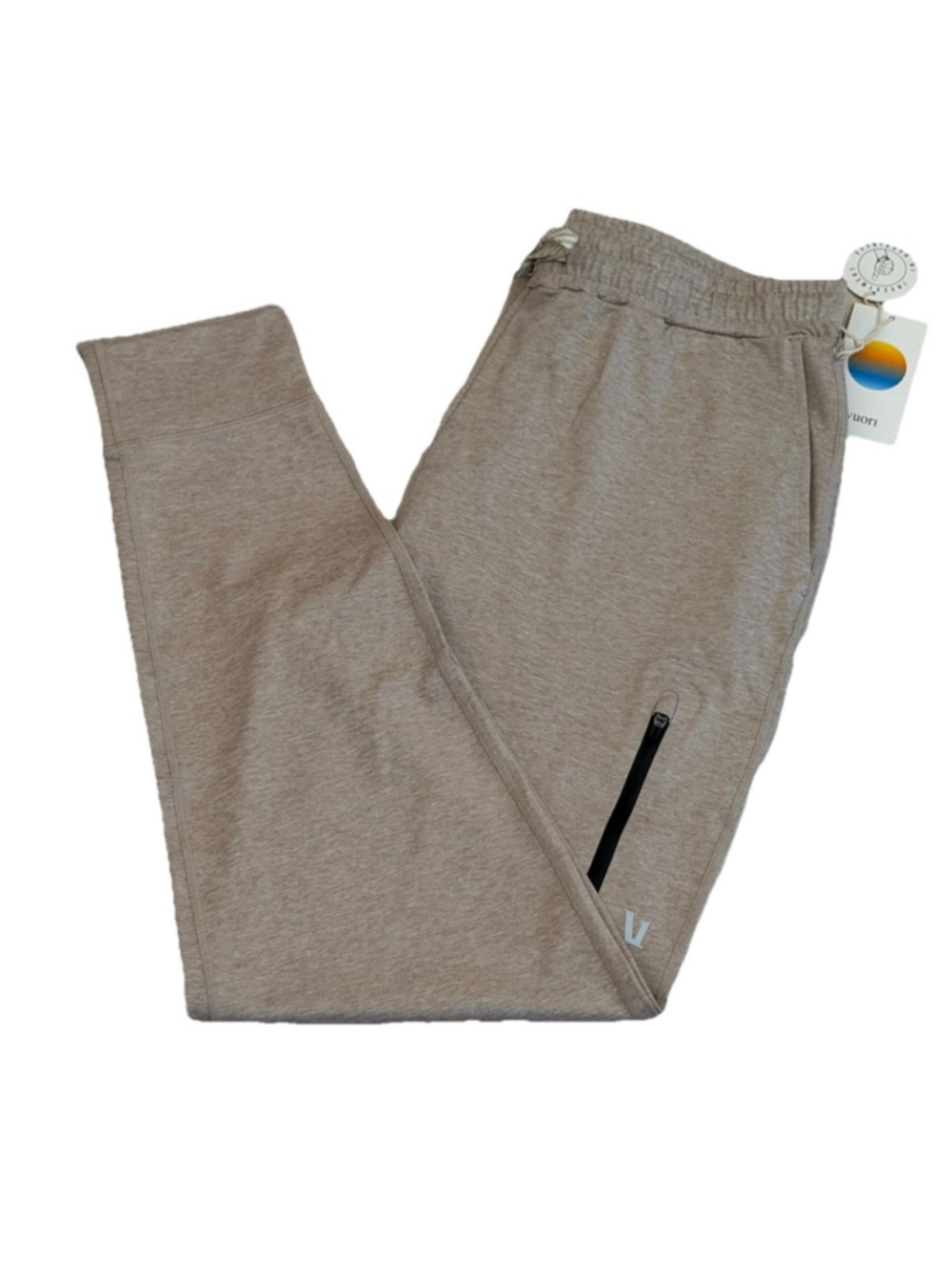 VUORI SUNDAY PERFORMANCE JOGGER 30” TOAST HEATHER Sz MEDIUM